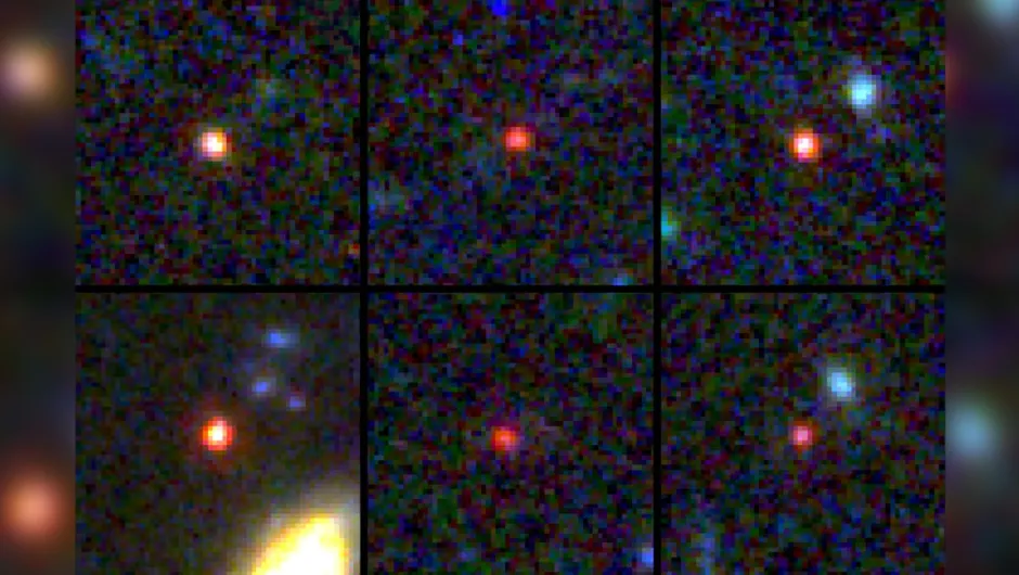 El telescopio Webb detecta sorprendentes galaxias enormes de los primeros días del universo