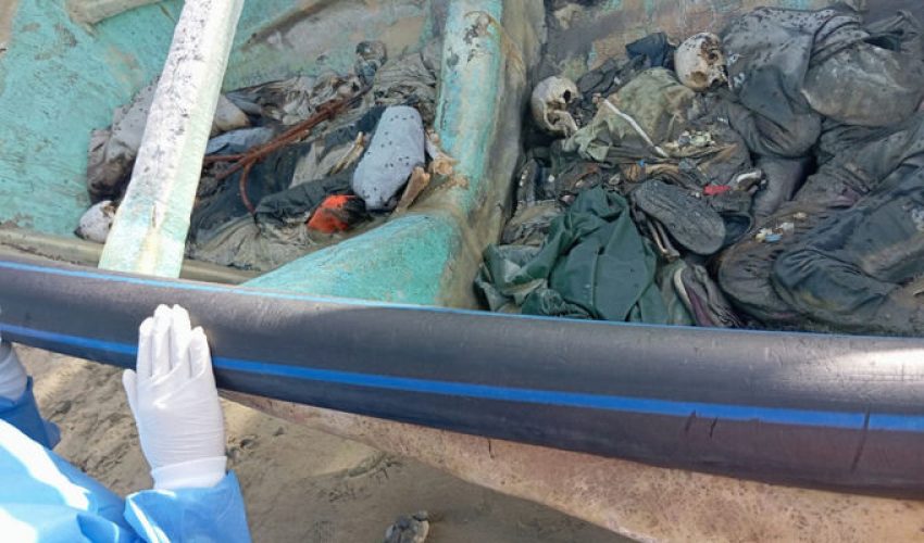 Evaluación de osamentas en Río San Juan