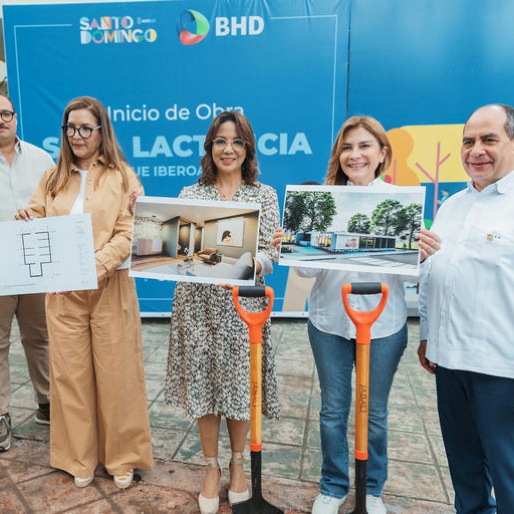 Banco BHD y Alcaldía del DN inician construcción de sala de lactancia en el parque Iberoamérica