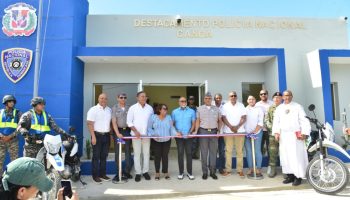 Gobierno Inaugura Moderno Destacamento En El Distrito Municipal De Canoa, Provincia Barahona