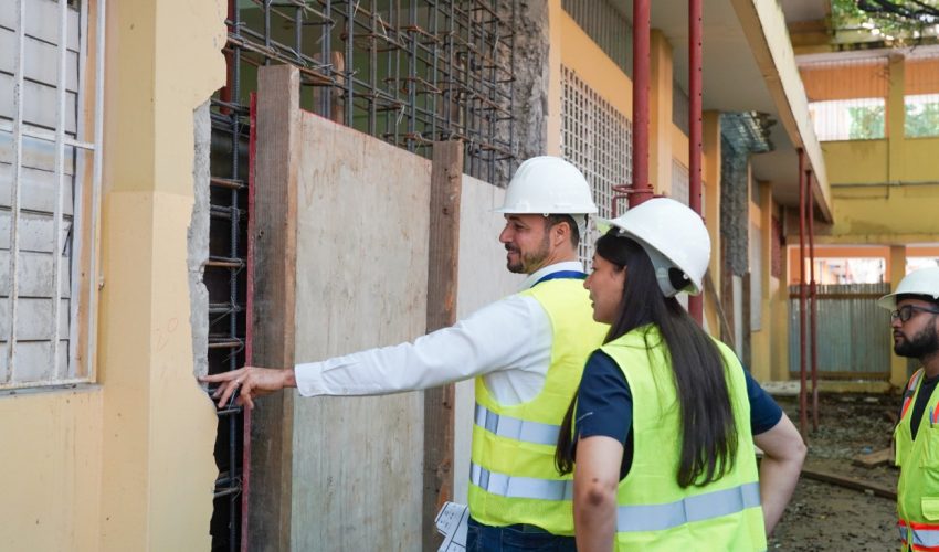 Onesvie Supervisa Refuerzo Estructural De Escuelas; Exhorta Al Ministerio De Educación A No Parar El Proceso