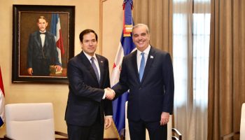 Presidente Abinader Recibe Al Secretario De Estado De Los Estados Unidos, Marco Rubio